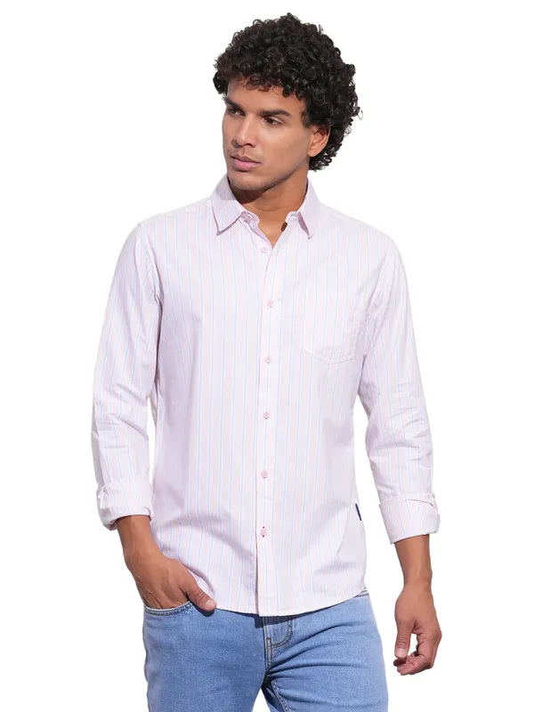 Being Human Mens-Top Shirts Pink