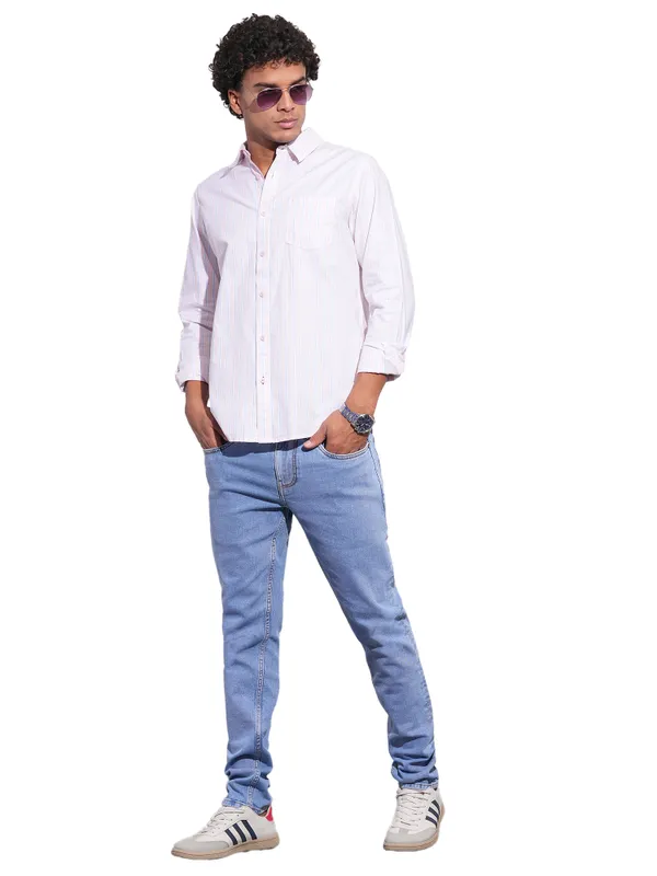 Being Human Mens-Top Shirts Pink