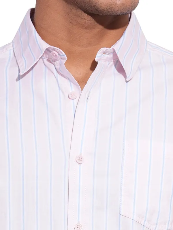 Being Human Mens-Top Shirts Pink