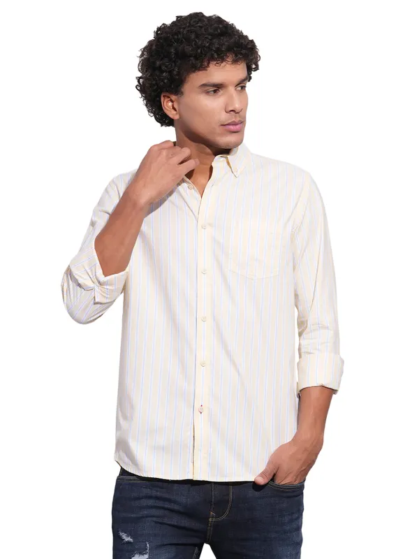 Being Human Mens-Top Shirts Yellow
