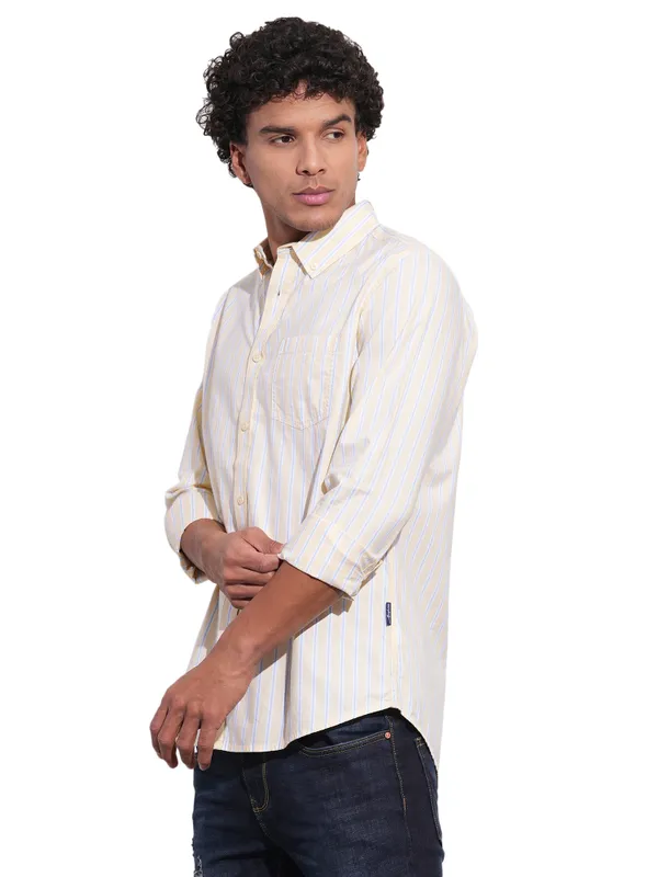 Being Human Mens-Top Shirts Yellow