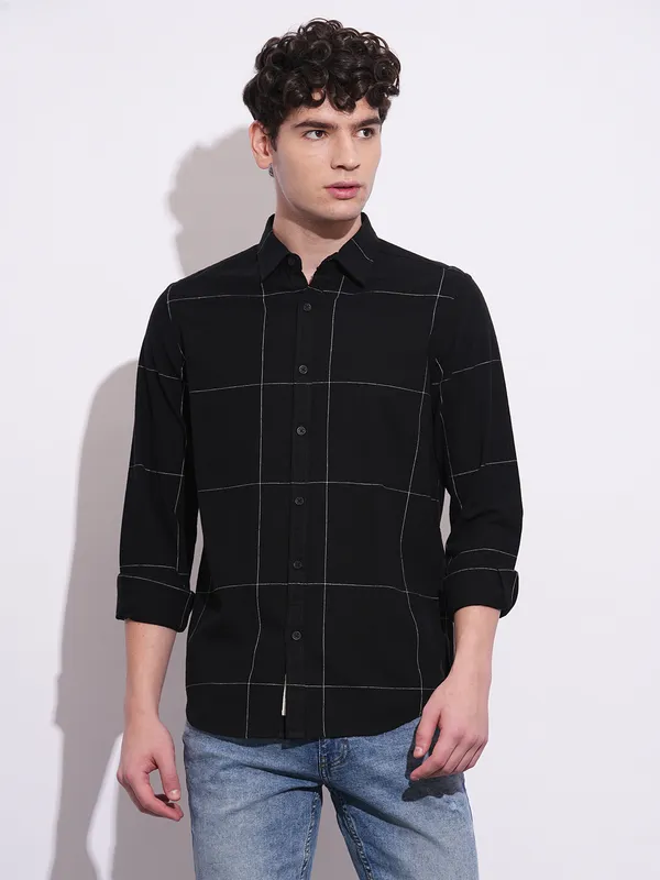 Being Human Clothing Mens-Top Shirts Black