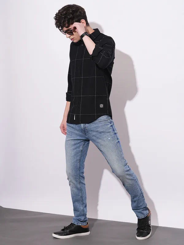 Being Human Clothing Mens-Top Shirts Black