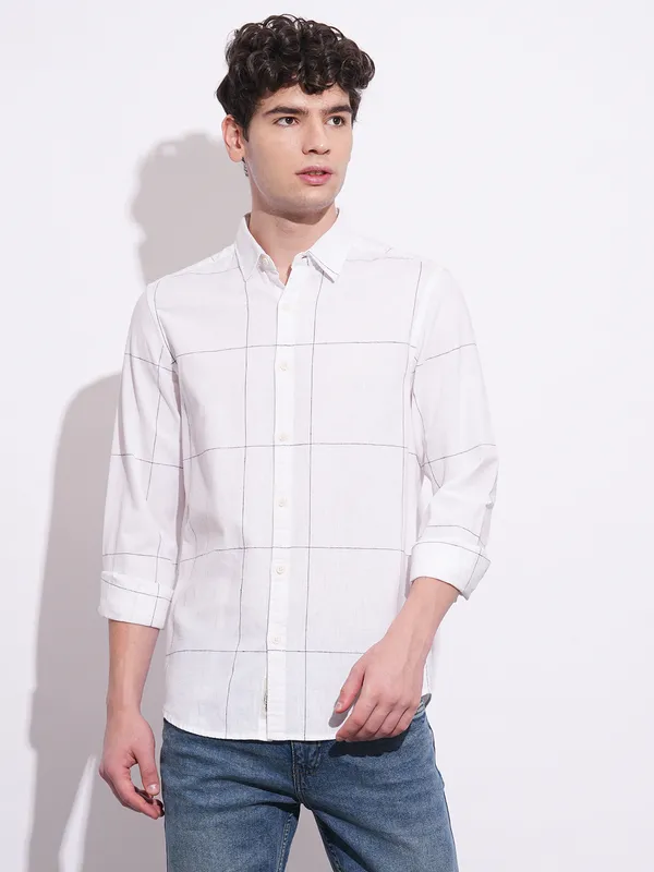 Being Human Clothing Mens-Top Shirts White