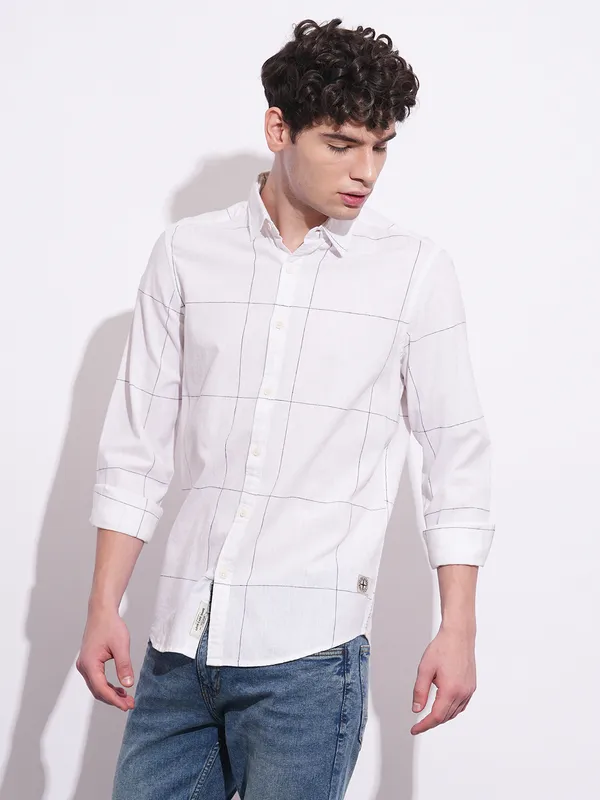 Being Human Clothing Mens-Top Shirts White