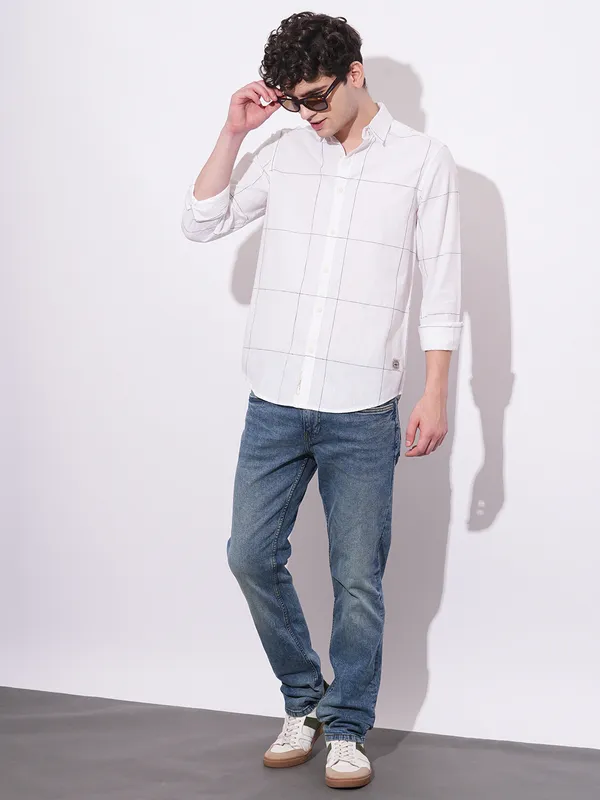 Being Human Clothing Mens-Top Shirts White