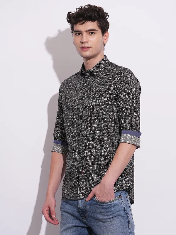 Being Human Clothing Mens-Top Shirts Black