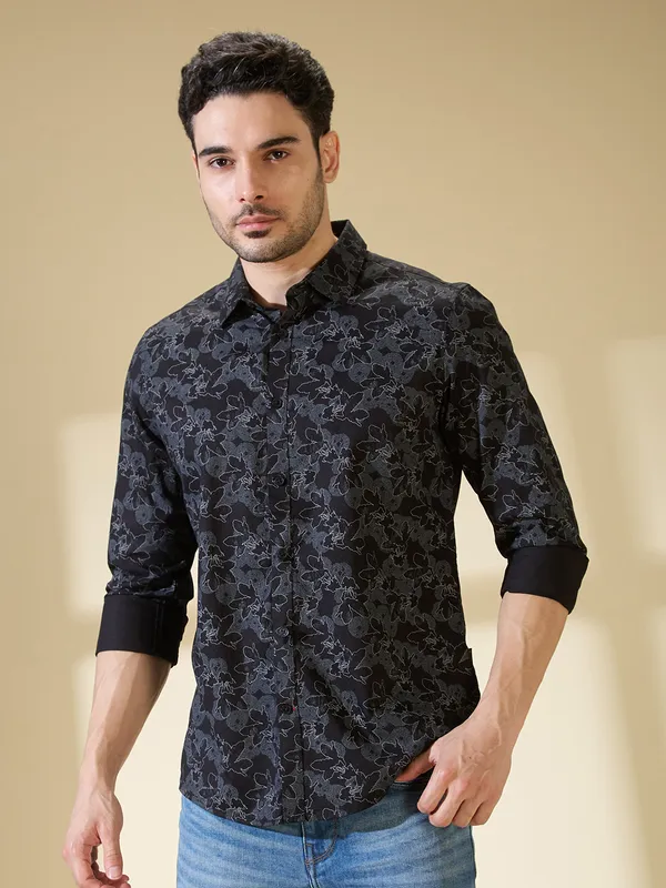 Being Human Clothing Mens-Top Shirts Black