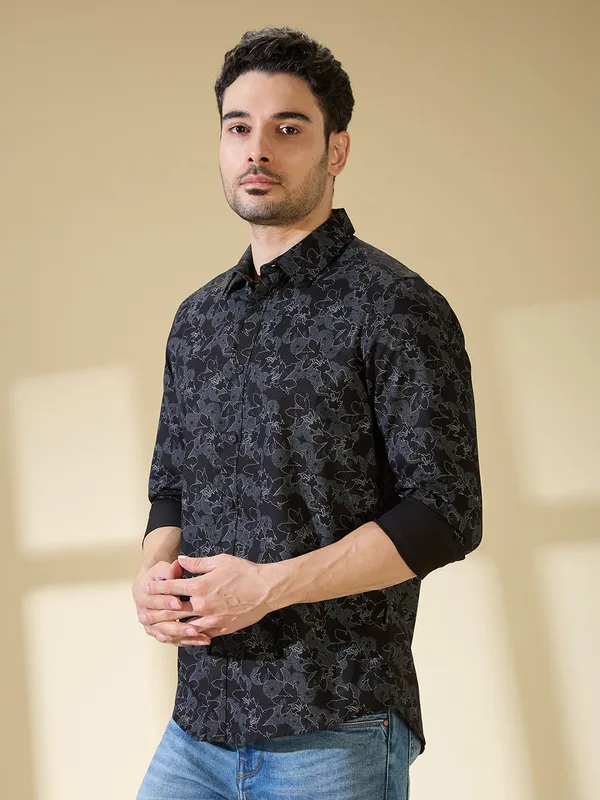 Being Human Clothing Mens-Top Shirts Black