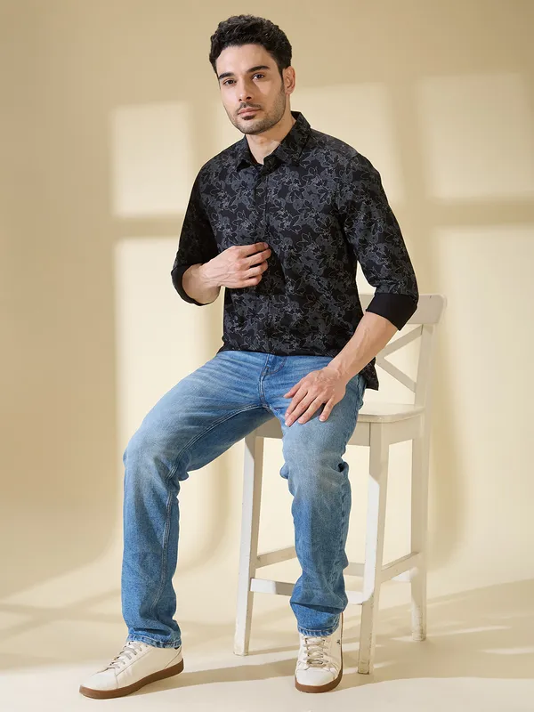 Being Human Clothing Mens-Top Shirts Black
