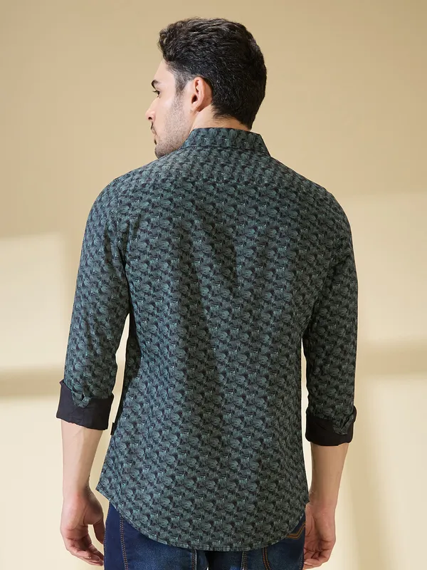 Being Human Clothing Mens-Top Shirts Dusty Olive