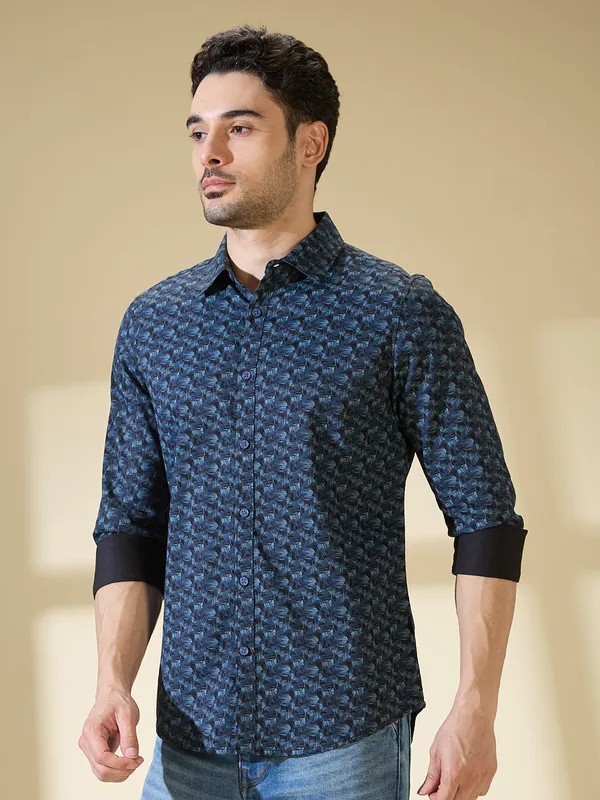 Being Human Clothing Mens-Top Shirts Navy