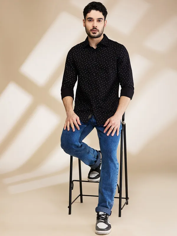 Being Human Clothing Mens-Top Shirts Black