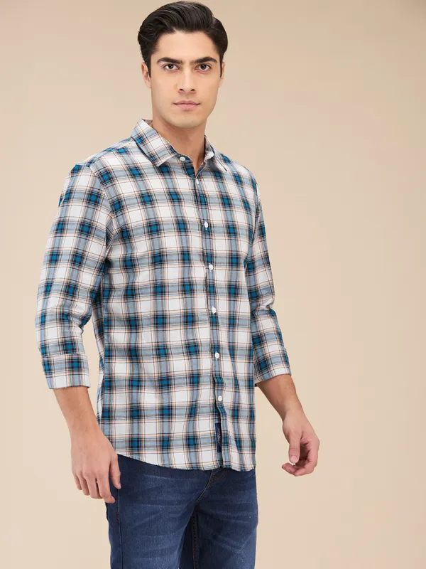 Being Human Mens-Top Shirts Teal