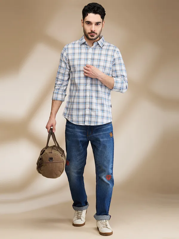 Being Human Clothing Mens-Top Shirts Blue