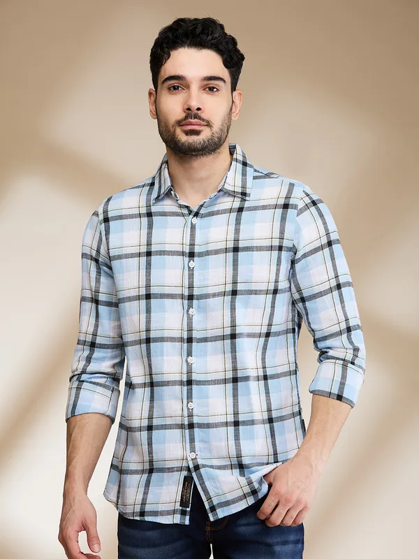 Being Human Clothing Mens-Top Shirts Aqua