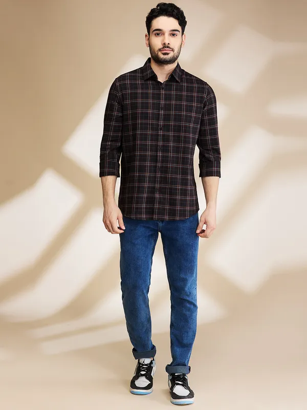 Being Human Clothing Mens-Top Shirts Black
