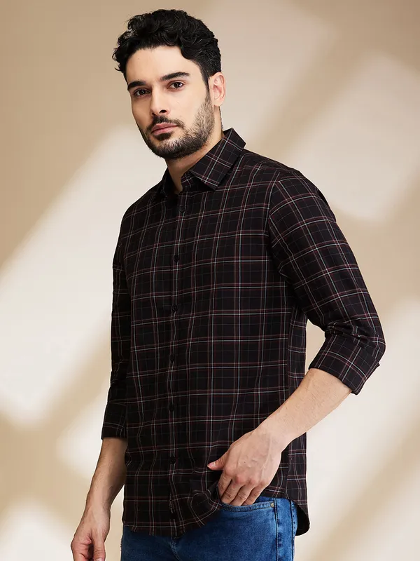 Being Human Clothing Mens-Top Shirts Black