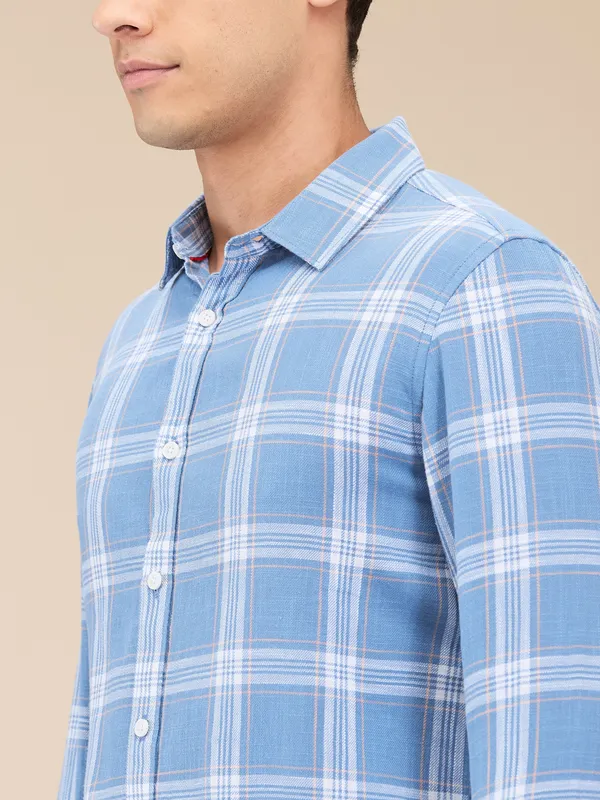 Being Human Clothing Mens-Top Shirts Blue Stone