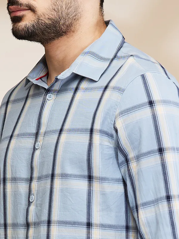 Being Human Mens-Top Shirts Blue Stone