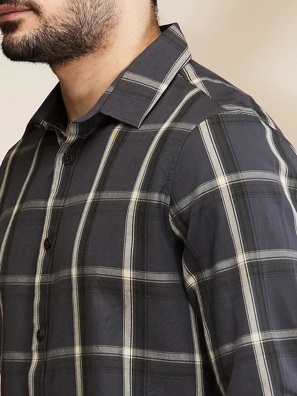 Being Human Mens-Top Shirts Dark Grey