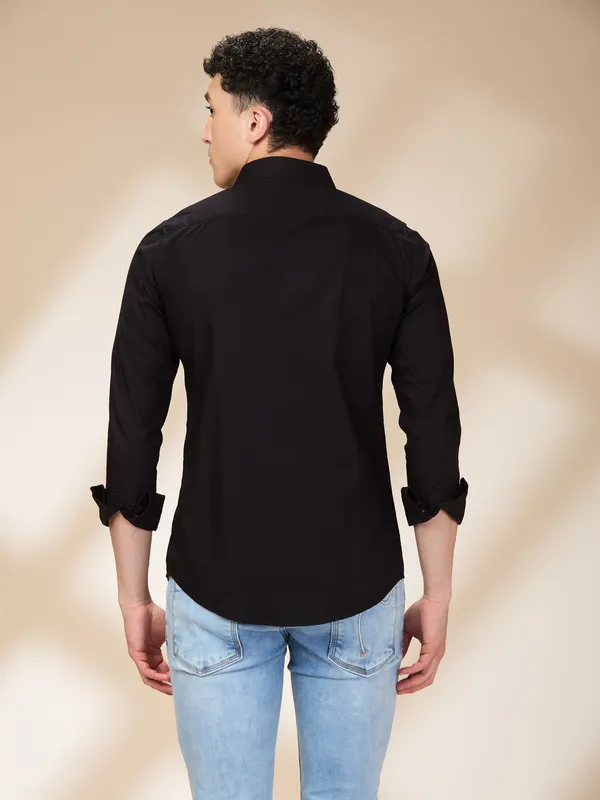 Being Human Clothing Mens-Top Shirts Black