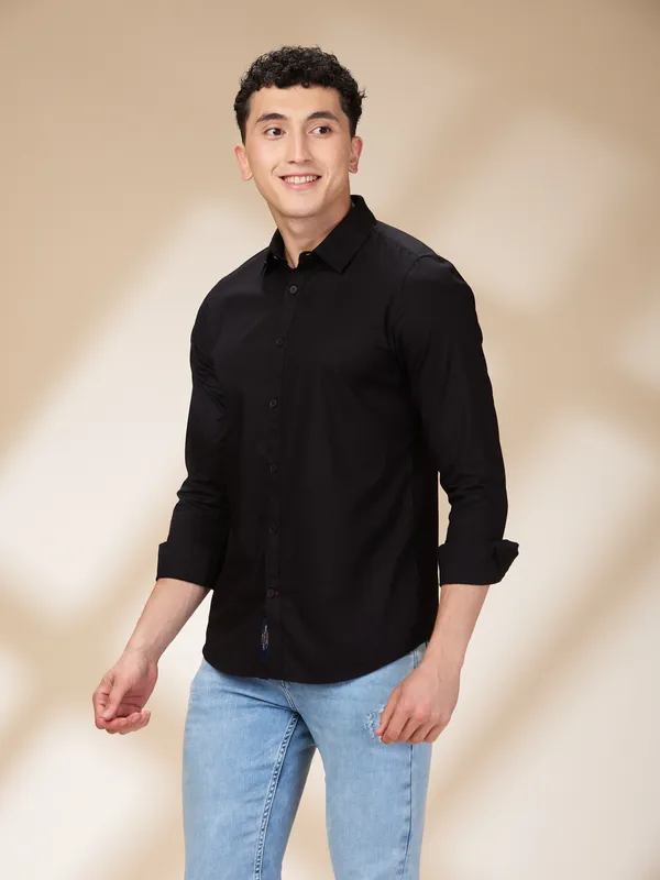 Being Human Clothing Mens-Top Shirts Black
