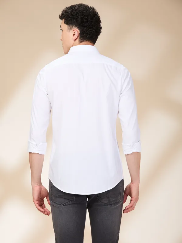 Being Human Clothing Mens-Top Shirts White