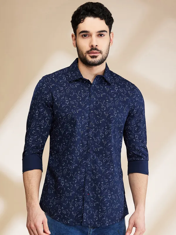 Being Human Clothing Mens-Top Shirts Navy