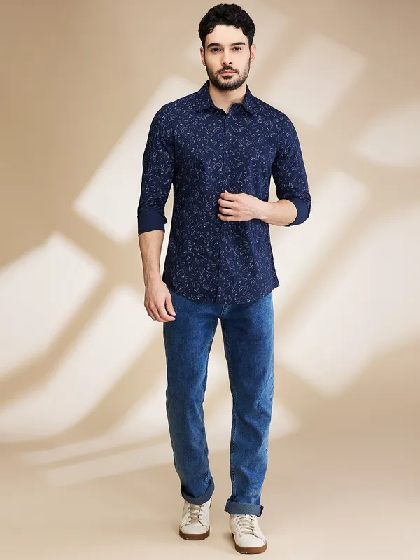 Being Human Clothing Mens-Top Shirts Navy