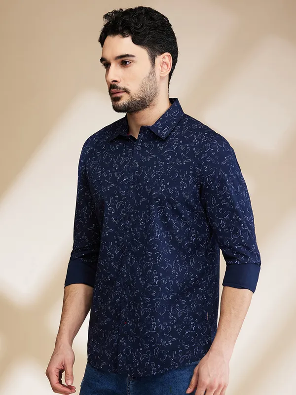 Being Human Clothing Mens-Top Shirts Navy
