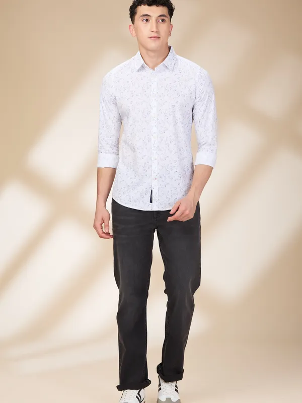 Being Human Clothing Mens-Top Shirts White