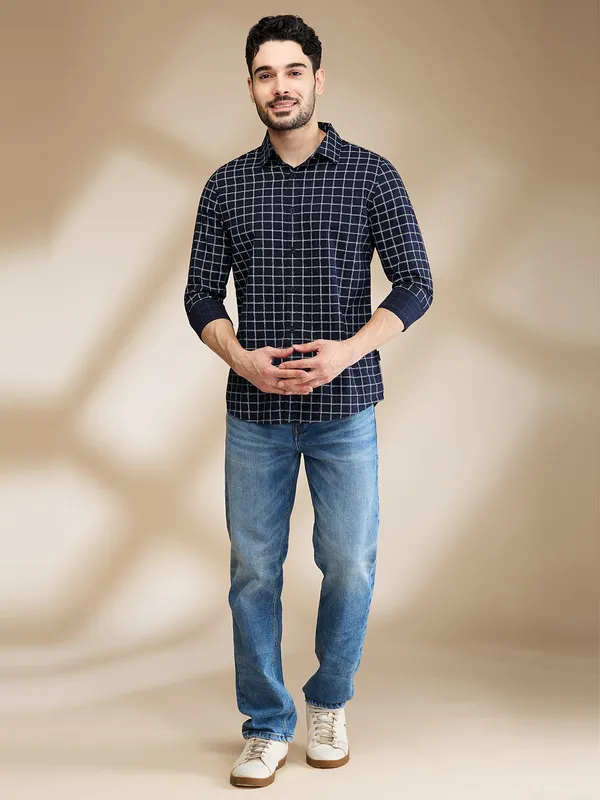 Being Human Clothing Mens-Top Shirts Navy