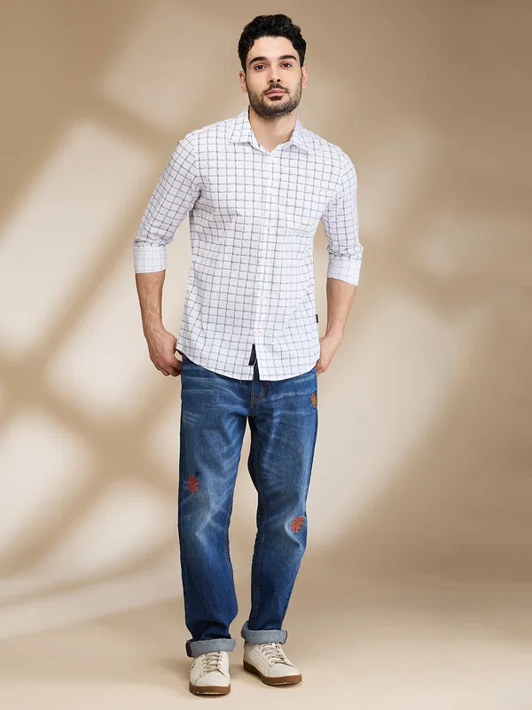 Being Human Clothing Mens-Top Shirts White