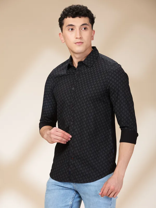 Being Human Mens-Top Shirts Black