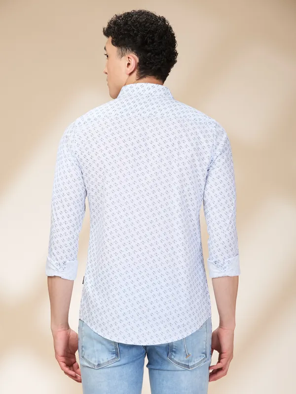 Being Human Mens-Top Shirts Sky Blue