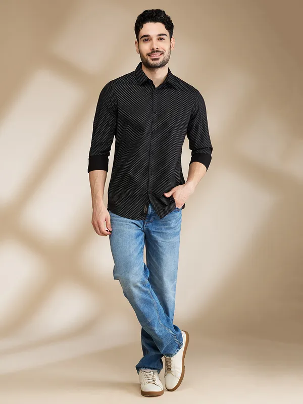 Being Human Clothing Mens-Top Shirts Black