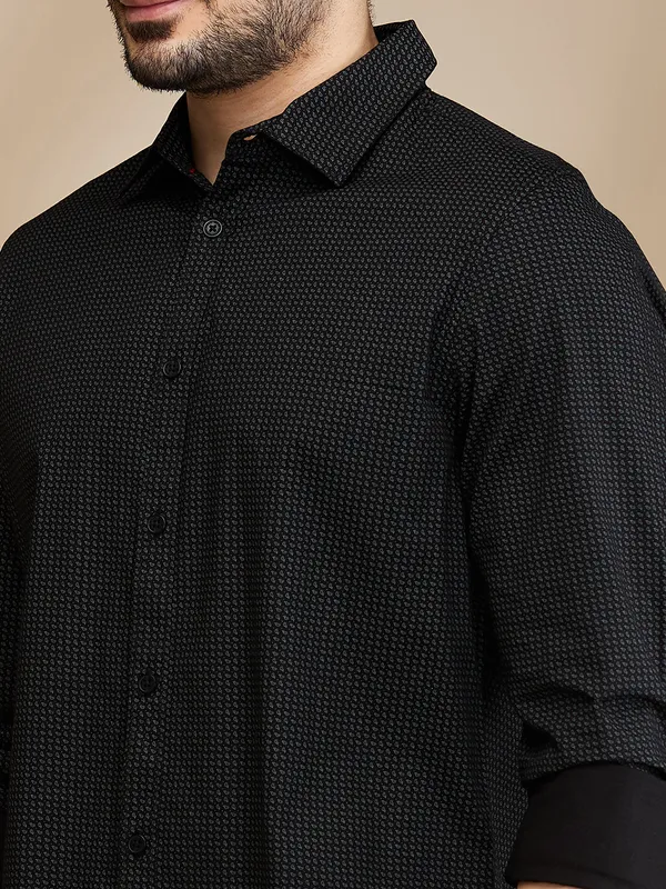 Being Human Mens-Top Shirts Black