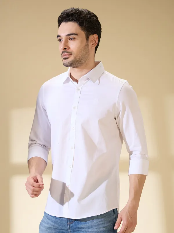 Being Human Clothing Mens-Top Shirts White