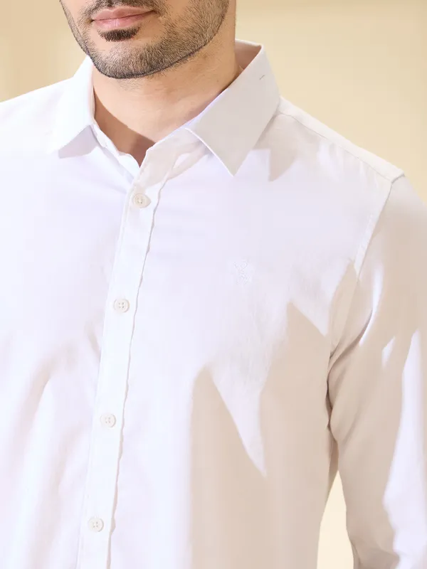 Being Human Clothing Mens-Top Shirts White