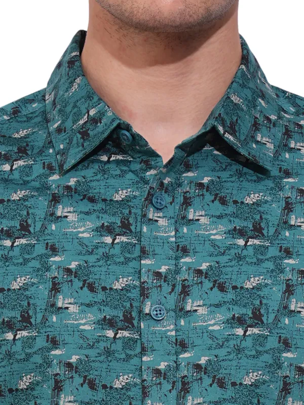 Being Human Clothing Mens-Top Shirts Teal