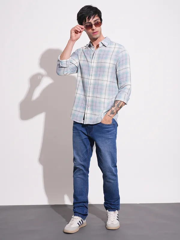 Being Human Clothing-Mens-Top-Shirts Aqua