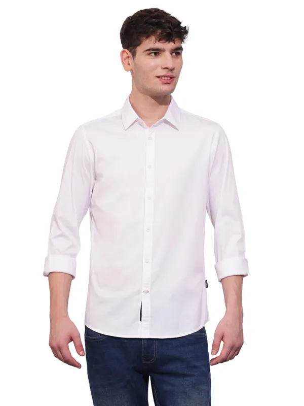 Being Human Clothing Mens-Top Shirts White