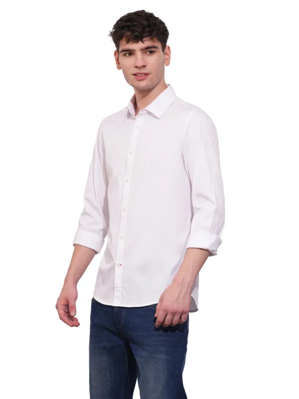 Being Human Clothing Mens-Top Shirts White