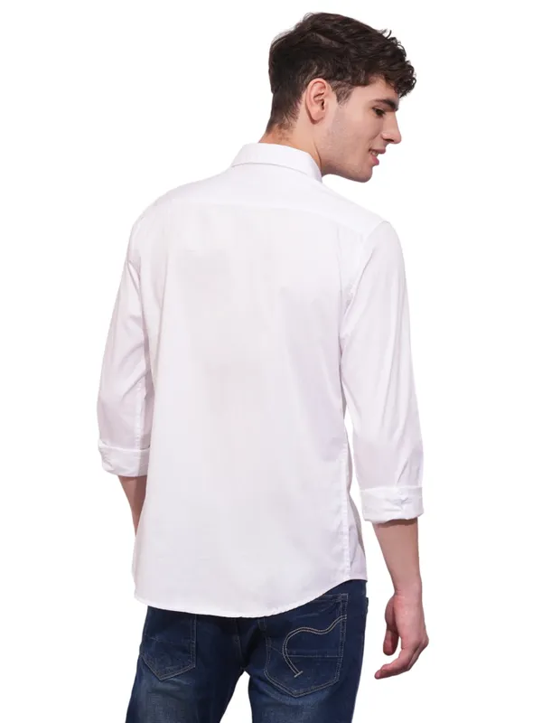 Being Human Clothing Mens-Top Shirts White