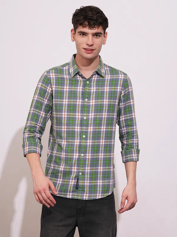 Being Human Clothing Mens-Top Shirts Green