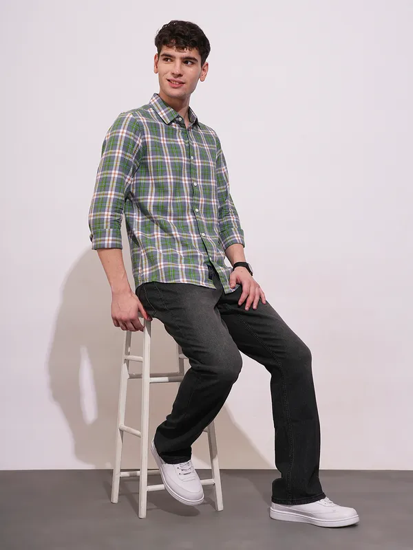 Being Human Clothing Mens-Top Shirts Green