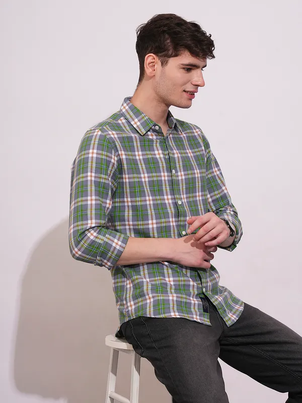 Being Human Clothing Mens-Top Shirts Green