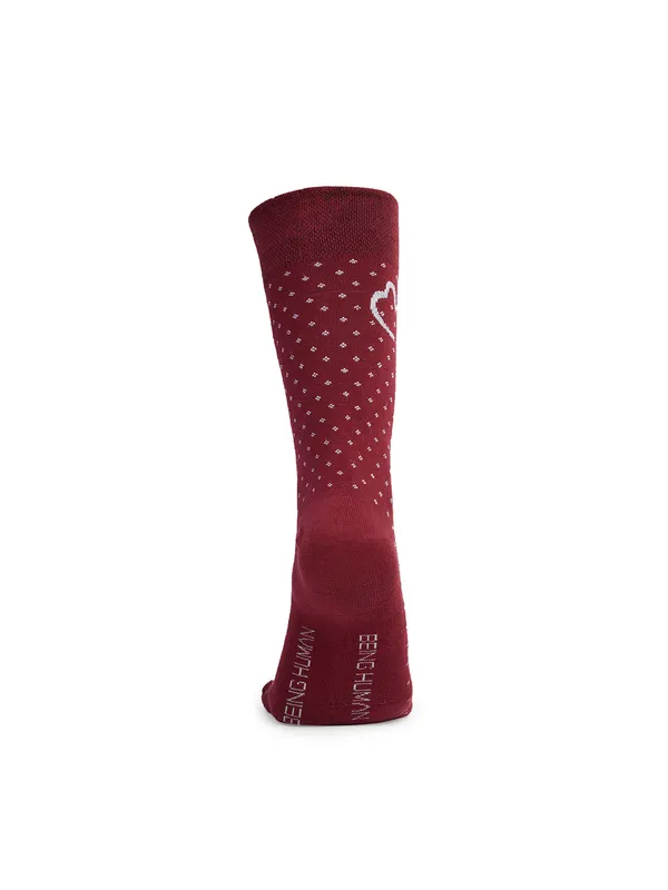 Being Human Accessories Maroon Socks