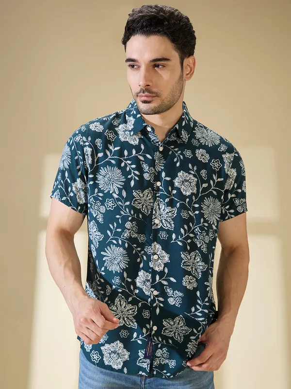 Being Human Clothing Mens-Top Shirts Green